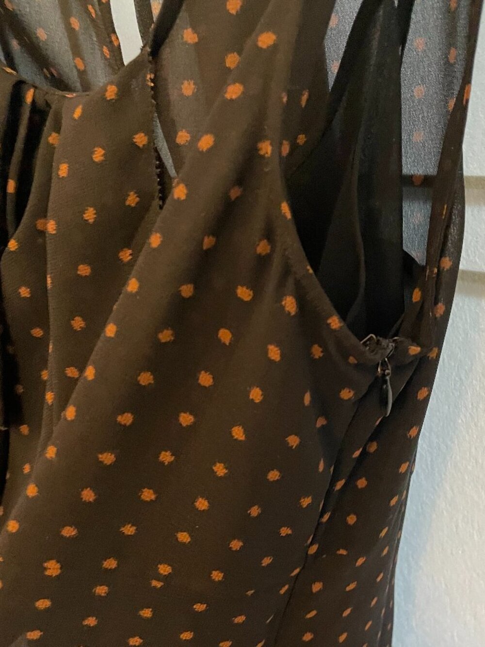 Halogen Ruffled Polka Dot Top - Picture 5 of 8